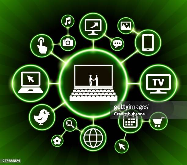 graduation internet communication technology dark buttons background - auditorium icon stock illustrations