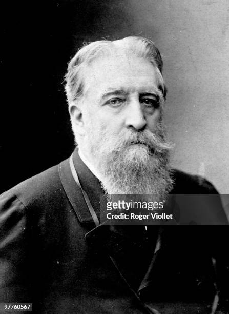French lawyer and diplomat Eugene-Rene Poubelle , 'prefet' of the Seine region, 1898. He introduced rubbish bins to Paris, and these are still named...