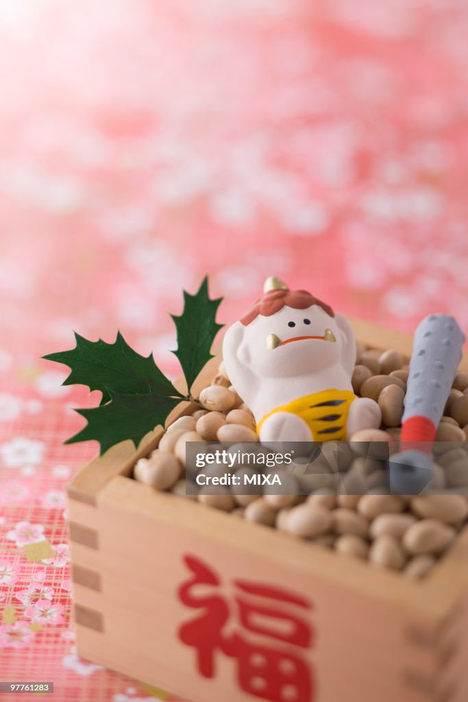 Soybean and ornament of evil