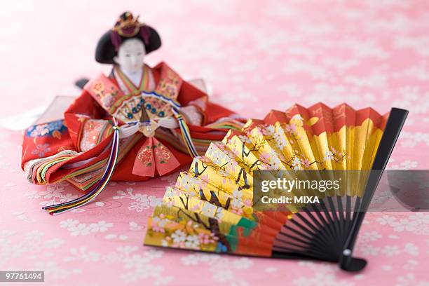 japanese hinamatsuri doll - hinamatsuri stock pictures, royalty-free photos & images