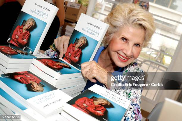 Presenter Daniele Gilbert poses during a portrait session in Paris, France on .