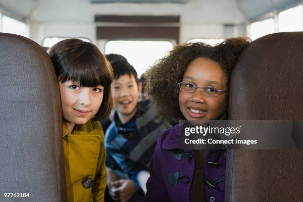 Kidd Rding Inside A Shuttle Kids Inside School Bus Photos and Premium High Res Pictures - Getty Images