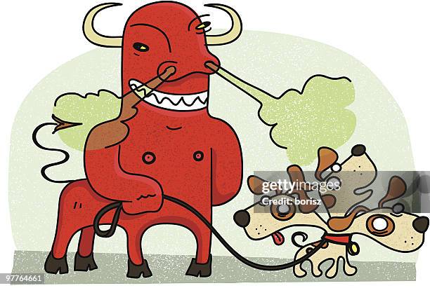 devel's dog - devil tail stock illustrations
