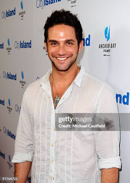 Actor Brandon Barash arrives at the Los Angeles premiere of "City Island" held at Westside Pavillion Cinemas on March 15, 2010 in Los Angeles,...