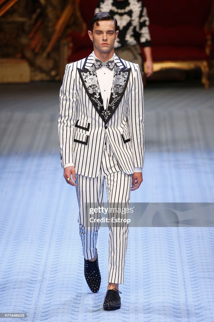 Dolce & Gabbana - Runway - Milan Men's Fashion Week Spring/Summer 2019