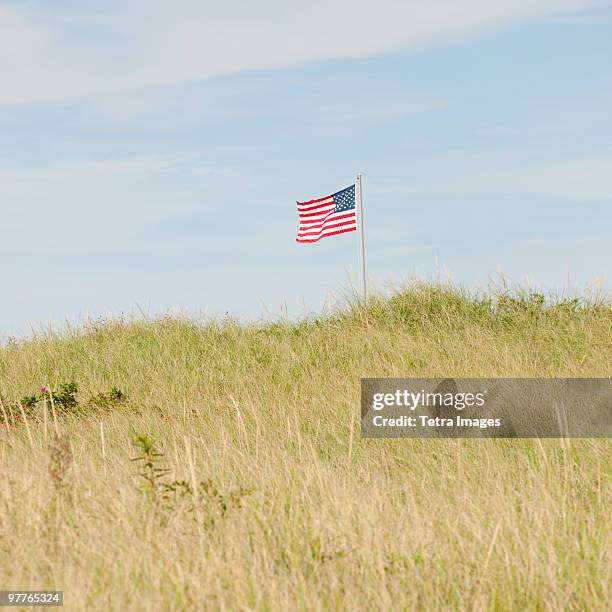 american flag - wellfleet stock pictures, royalty-free photos & images