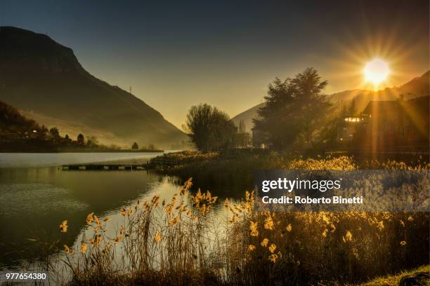 endine lake italy - binetti stock pictures, royalty-free photos & images