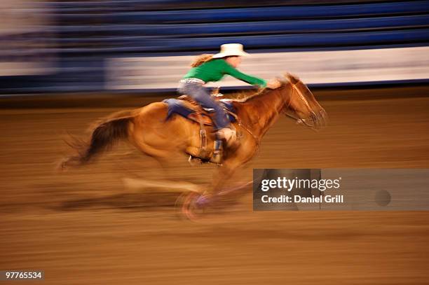 barrel racing - barrel race stock pictures, royalty-free photos & images