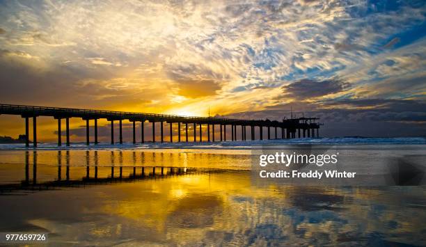 scripps pier - scripps pier stock pictures, royalty-free photos & images