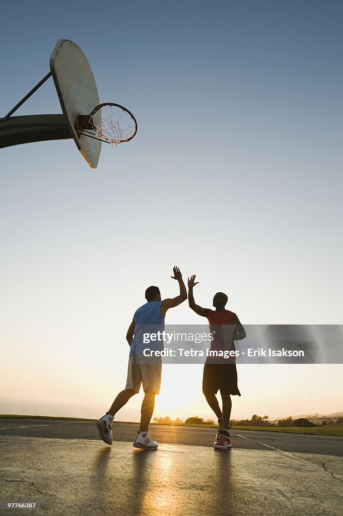Basketball players