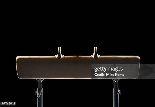 pommel horse - gymnastics equipment stock pictures, royalty-free photos & images