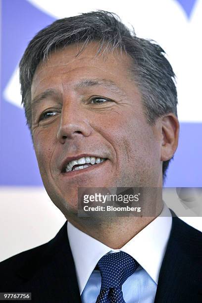 Bill McDermott, newly appointed co-chief executive officer of SAP AG, the world's biggest maker of business management software, speaks during a...