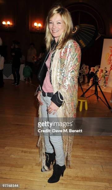 Kate Moss attends the launch for Stella McCartney's collection for GAP at the Porchester Hall on March 16, 2010 in London, England.
