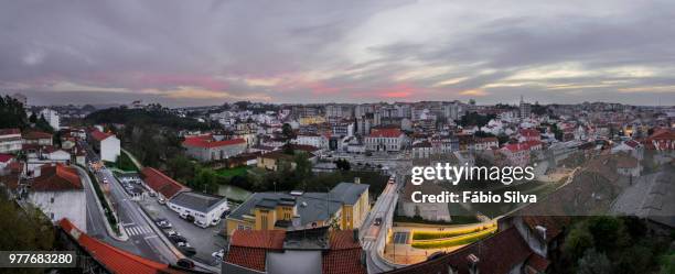 leiria panorama - leiria district stock-fotos und bilder