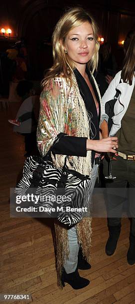 Kate Moss attends the launch for Stella McCartney's collection for GAP at the Porchester Hall on March 16, 2010 in London, England.