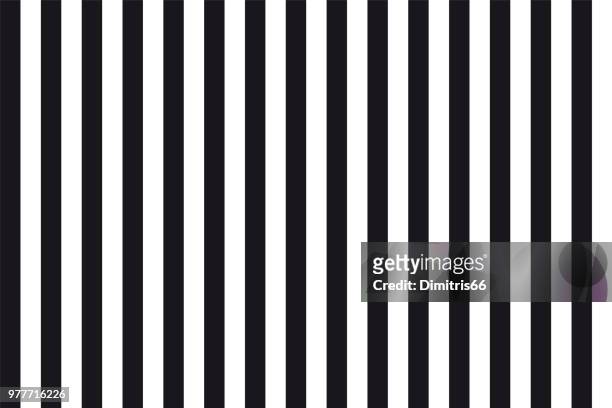 abstract seamless background of black and white parallel vertical lines - strip stock illustrations