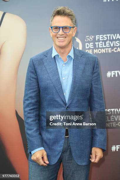 Tim Daly from the serie 'Madam Secretary' attends a photocall during the 58th Monte Carlo TV Festival on June 17, 2018 in Monte-Carlo, Monaco.