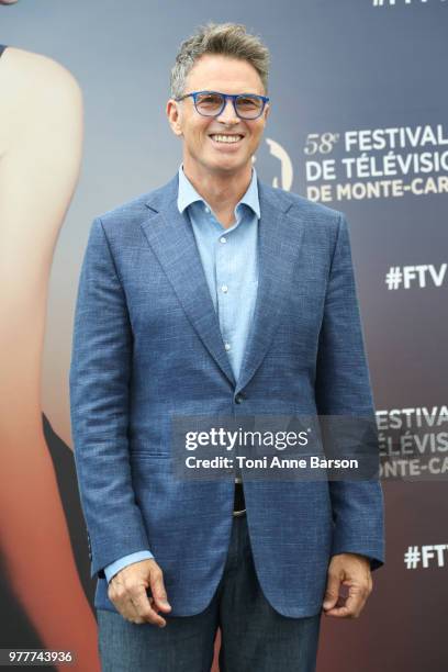 Tim Daly from the serie 'Madam Secretary' attends a photocall during the 58th Monte Carlo TV Festival on June 17, 2018 in Monte-Carlo, Monaco.