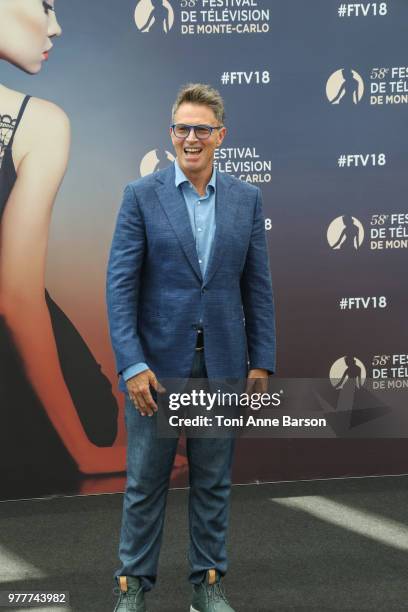 Tim Daly from the serie 'Madam Secretary' attends a photocall during the 58th Monte Carlo TV Festival on June 17, 2018 in Monte-Carlo, Monaco.