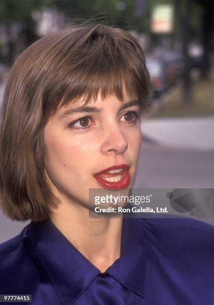 Actress Cynthia Gibb attends the 10th Anniversary Celebration of the Medicial Aid for El Savador Honoring Ed Asner on June 1, 1991 at Maple Drive...