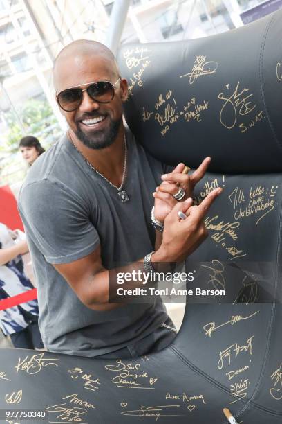 Shemar Moore from the serie 'S.W.A.T' attends a photocall during the 58th Monte Carlo TV Festival on June 17, 2018 in Monte-Carlo, Monaco.