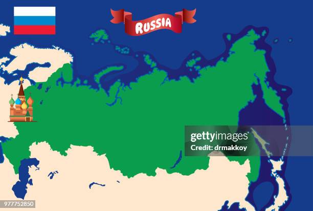 russia map - sochi stock illustrations