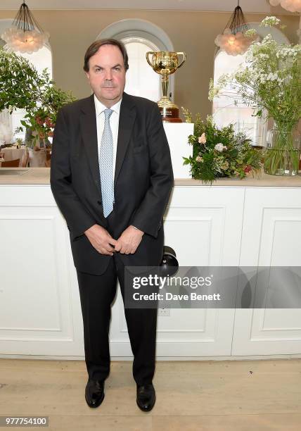 Harry McCalmont attends the Victoria Racing Club lunch celebrating the Melbourne Cup Carnival's global significance, on the eve of Royal Ascot, at...