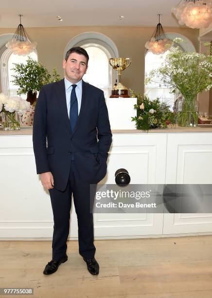 Hugo Palmer attends the Victoria Racing Club lunch celebrating the Melbourne Cup Carnival's global significance, on the eve of Royal Ascot, at Spring...