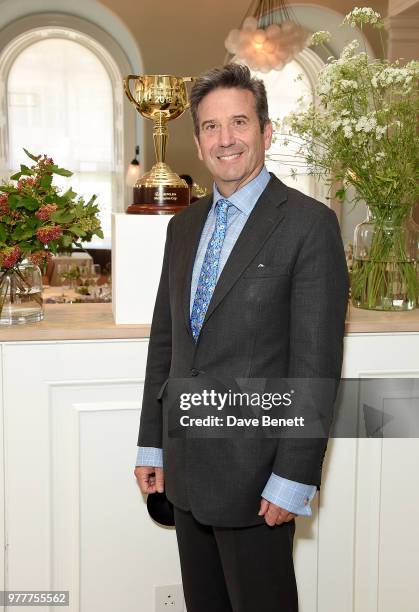 Roger Weatherby attends the Victoria Racing Club lunch celebrating the Melbourne Cup Carnival's global significance, on the eve of Royal Ascot, at...