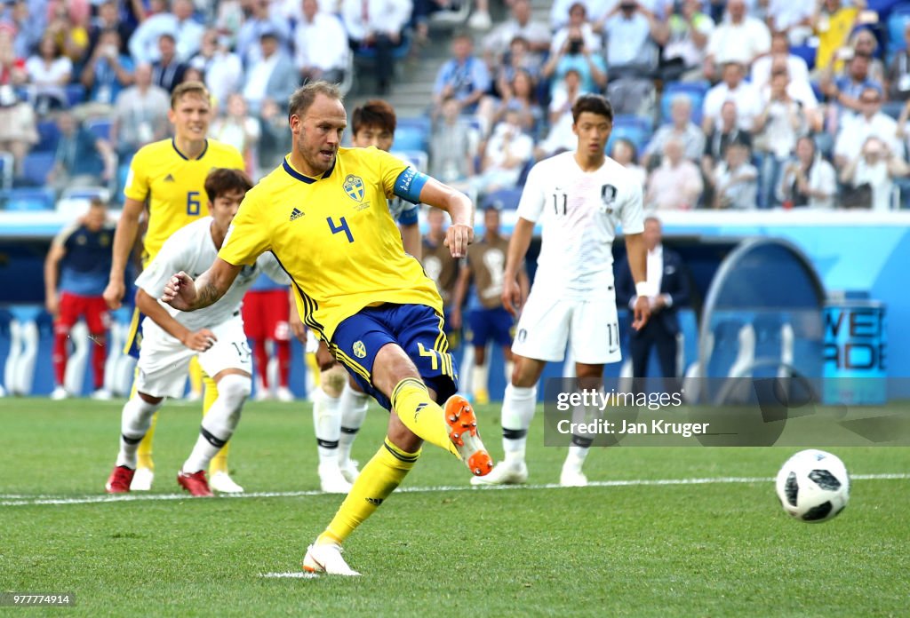 Sweden v Korea Republic: Group F - 2018 FIFA World Cup Russia