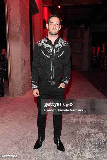 Alexandre Pato attends Dsquared2 show during Milan Men's Fashion Spring/Summer 2019 on June 17, 2018 in Milan, Italy.