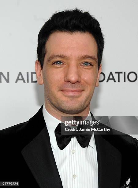 Personality J.C. Chasez arrives at the 18th Annual Elton John AIDS Foundation Oscar party held at Pacific Design Center on March 7, 2010 in West...