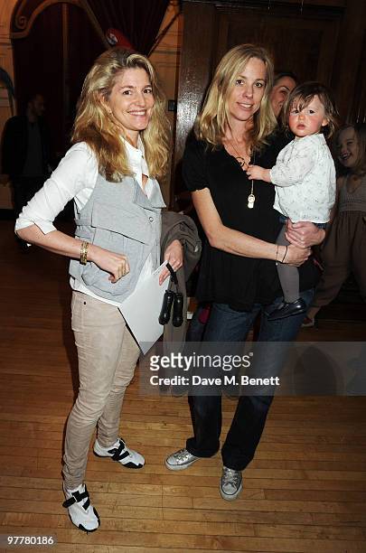 Avery Frieda and Kate Driver attend the launch for Stella McCartney's collection for GAP at the Porchester Hall on March 16, 2010 in London, England.