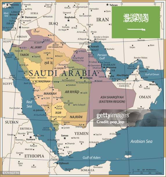 20 - saudi arabia - vintage color dark - riyadh stock illustrations