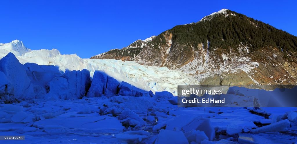 Mendenhall Glacier, Juneau, Alaska, USA