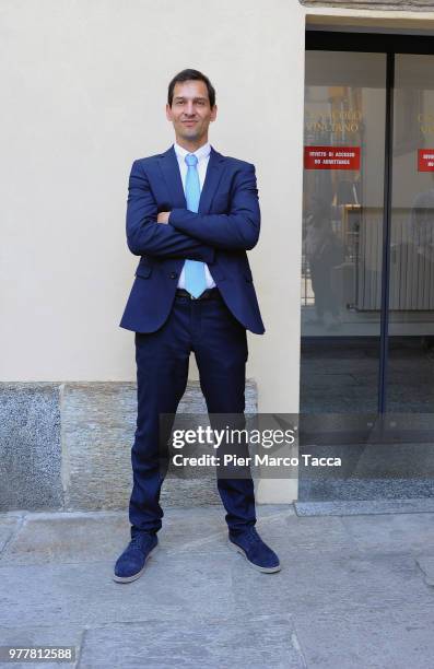 Stefano L'Occaso, Director of the Lombardy Museum Complex attends the Leonardo Da Vinci Prime Idee Per l'Ultima Cena' Exhibition press preview at...