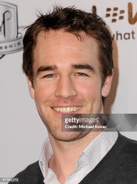 Actor James Van Der Beek attends the "Who Killed The Music?" Art Exhibit at Target Terrace Lounge on January 24, 2010 in Los Angeles, California.