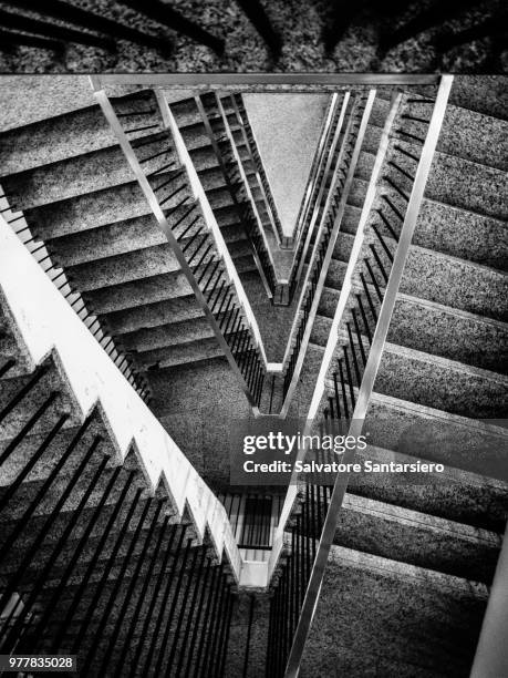 stairs of escher - escher stairs stock pictures, royalty-free photos & images