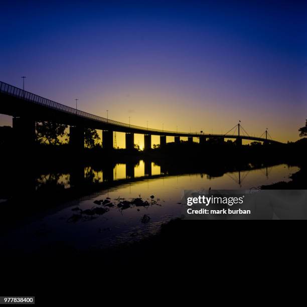 Infared Sunset 581 West Gate Bridge Stock Photos, High-Res Pictures, and Images ...