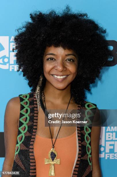 Kara Young attends the Secret HBO Sneak Screening of Random Acts of Flyness at the Colony Theater during the 22nd Annual American Black Film Festival...