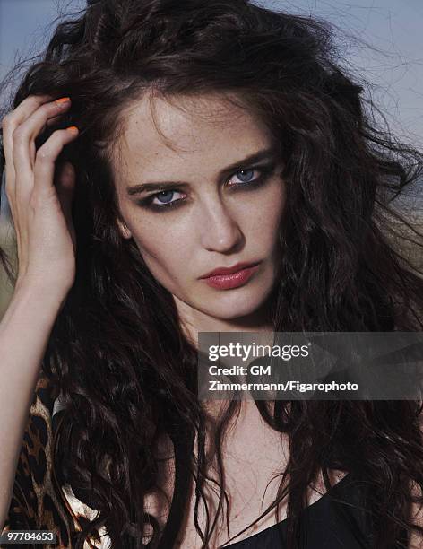 Actress Eva Green poses at a portrait session in Deauville, France for Madame Figaro. Published image. CREDIT MUST READ: Gilles Marie...