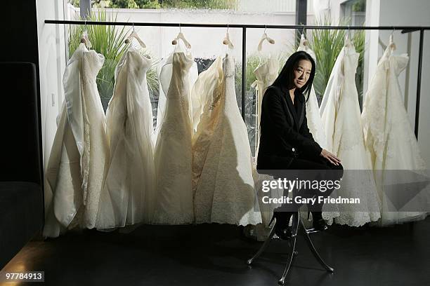 Fashion designer Vera Wang poses at a portrait session for The Los Angeles Times in West Hollywood, CA on March 14, 2010. Published Image. CREDIT...