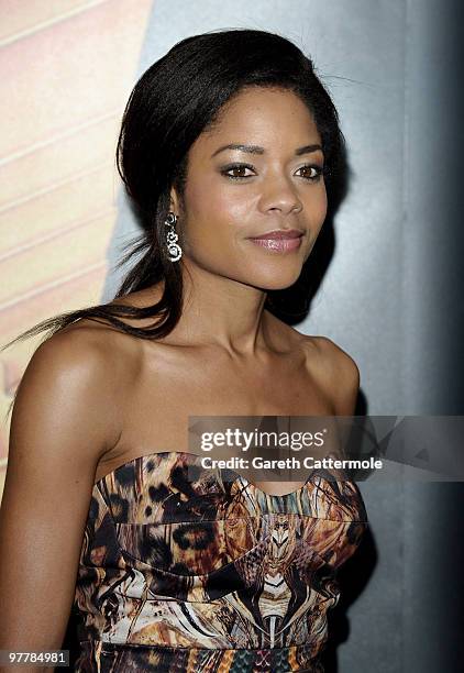 Naomie Harris arrives at the RTS Programme Awards 2009 at The Grosvenor House Hotel on March 16, 2010 in London, England.