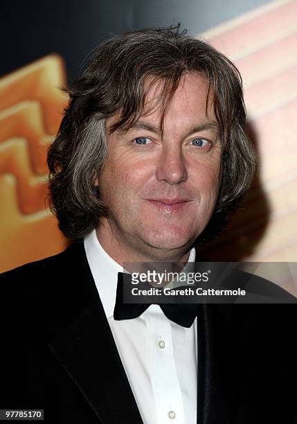 James May arrives at the RTS Programme Awards 2009 at The Grosvenor House Hotel on March 16, 2010 in London, England.