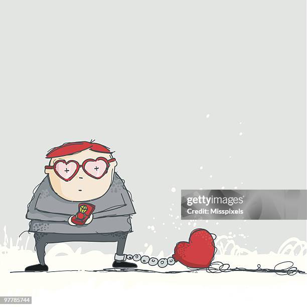 commitment - ring box stock illustrations