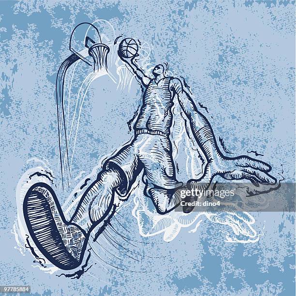 illustrations, cliparts, dessins animés et icônes de hoop dreams - basket ball masculin