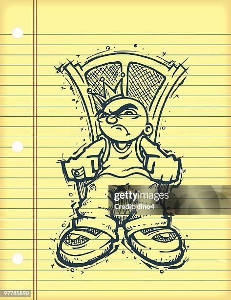 doodle king - throne vector stock illustrations