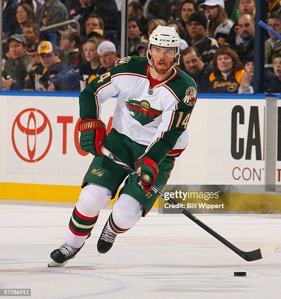 Martin Havlat of the Minnesota Wild skates against the Buffalo Sabres on March 12, 2010 at HSBC Arena in Buffalo, New York.