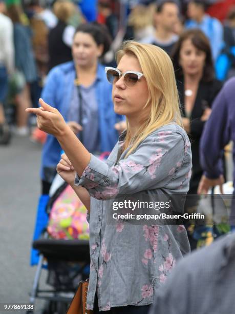 Jodie Sweetin is seen on June 17, 2018 in Los Angeles, California.