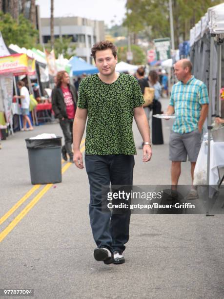 Jared Masters is seen on June 17, 2018 in Los Angeles, California.